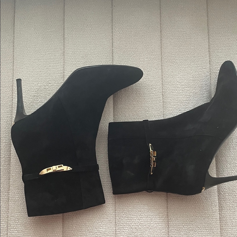 Burberry Black Heeled Boots